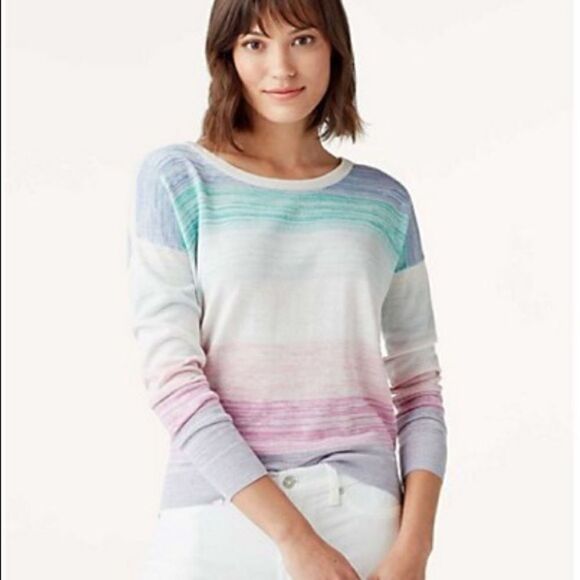 - Splendid long sleeve striped sweater - Picture 1 of 5